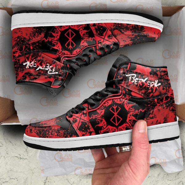 Baskets montantes Air Jordan Guts (Marque du Sacrifice) – Chaussures montantes Berserk – Image 4