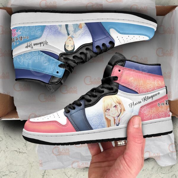 Baskets montantes Air Jordan Marin & Gojo – Chaussures montantes My Dress-Up Darling – Image 4