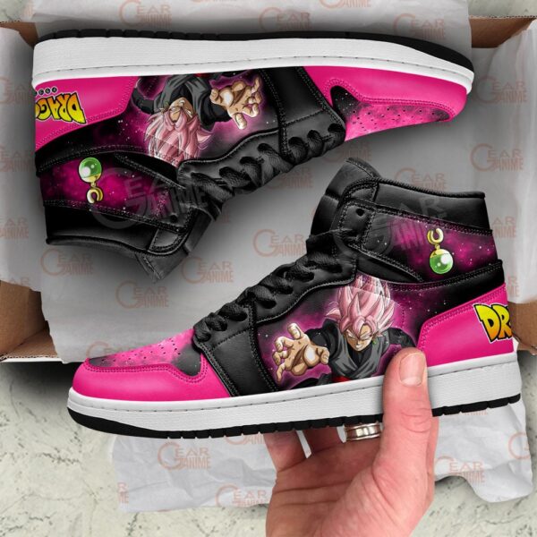 Baskets montantes Air Jordan Goku Black Rose – Chaussures montantes Dragon Ball – Image 4