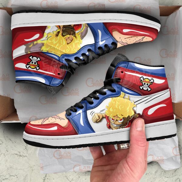 Baskets montantes Air Jordan Luffy Gear 5 – Chaussures montantes One Piece – Image 2