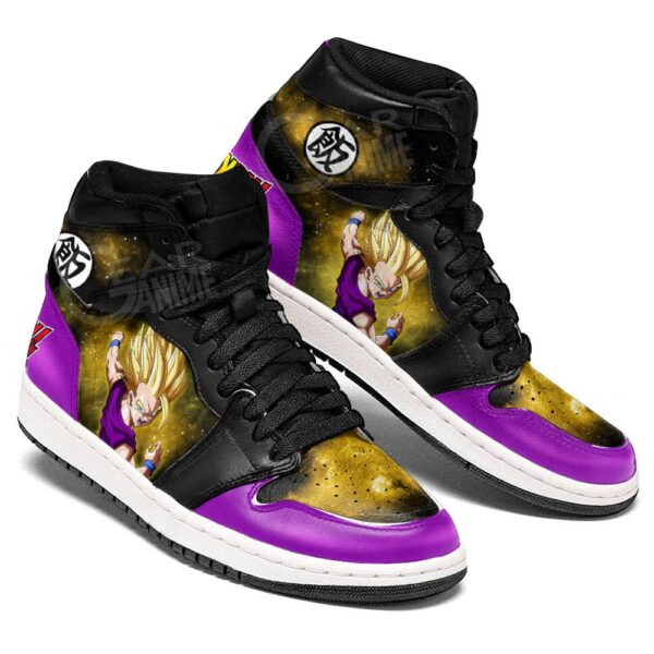 Baskets montantes Air Jordan Gohan Super Saiyan – Chaussures montantes Dragon Ball – Image 2