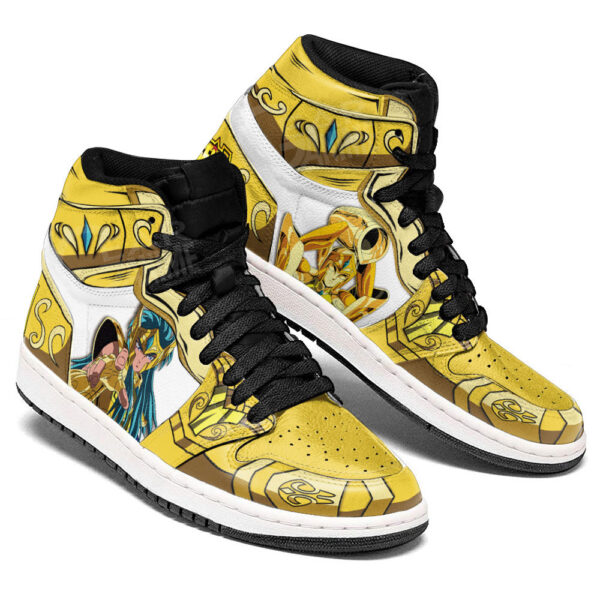 Baskets montantes Air Jordan Aquarius Camus – Chaussures montantes Saint Seiya – Image 3