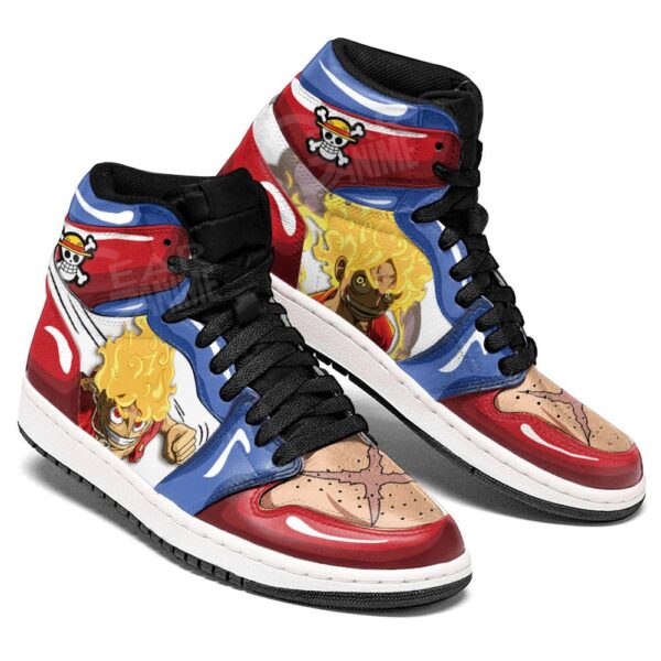 Baskets montantes Air Jordan Luffy Gear 5 – Chaussures montantes One Piece – Image 3