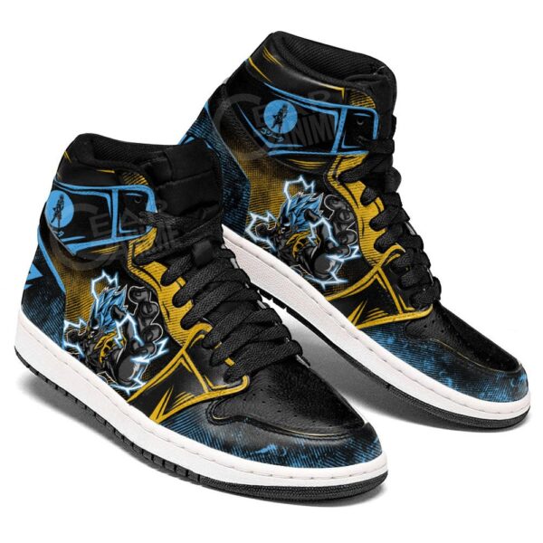 Baskets montantes Air Jordan Gogeta – Chaussures montantes Dragon Ball – Image 3
