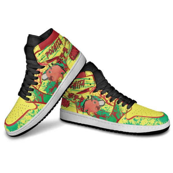 Baskets montantes Air Jordan Pochita – Chaussures montantes Chainsaw Man – Image 3
