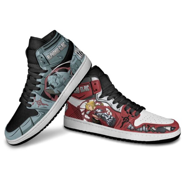 Baskets montantes Air Jordan Alphonse & Edward Elric – Chaussures montantes Fullmetal Alchemist – Image 3