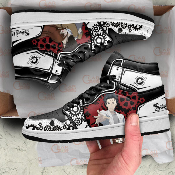 Baskets montantes Air Jordan Okabe Rintarou et Makise Kurisu – Chaussures montantes Steins Gate – Image 2