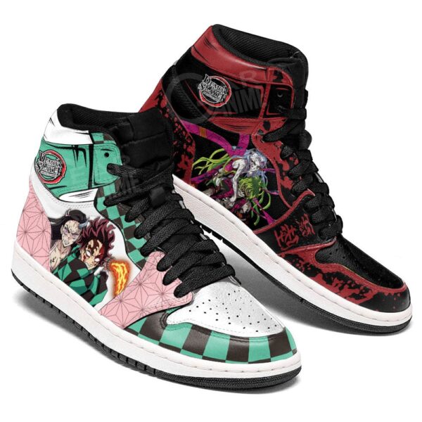 Baskets montantes Air Jordan Daki Gyutaro vs Tanjiro Nezuko – Chaussures montantes Demon Slayer – Image 3