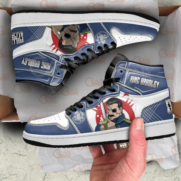 Baskets montantes Air Jordan King Bradley – Chaussures montantes Fullmetal Alchemist – Image 2
