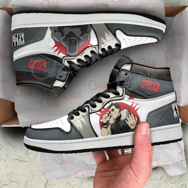 Baskets montantes Air Jordan Greed – Chaussures montantes Fullmetal Alchemist – Image 2