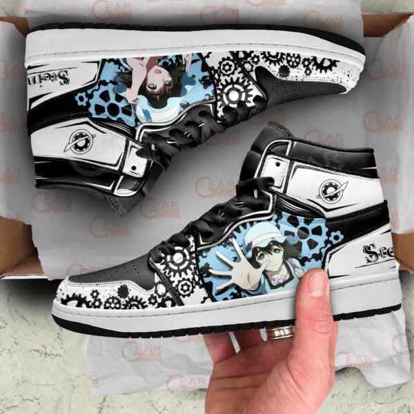 Baskets montantes Air Jordan Shiina Mayuri – Chaussures montantes Steins Gate – Image 2
