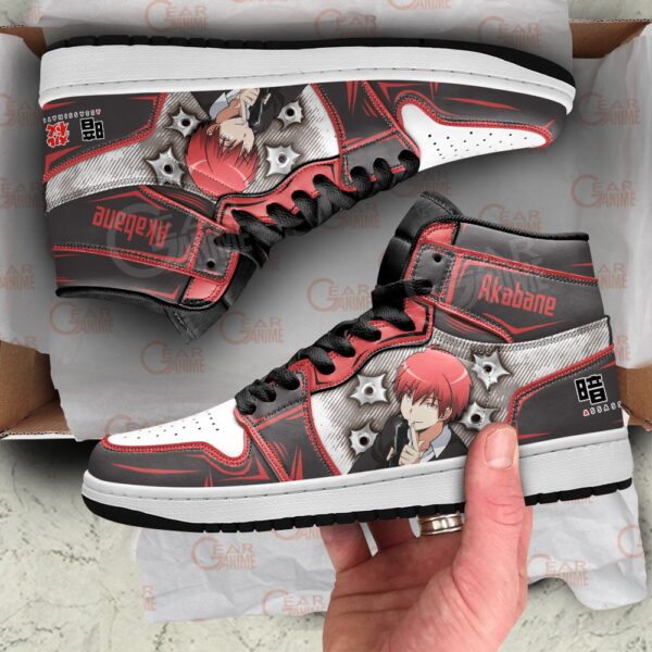 Baskets montantes Air Jordan Karma Akabane – Chaussures montantes Assassination Classroom – Image 2