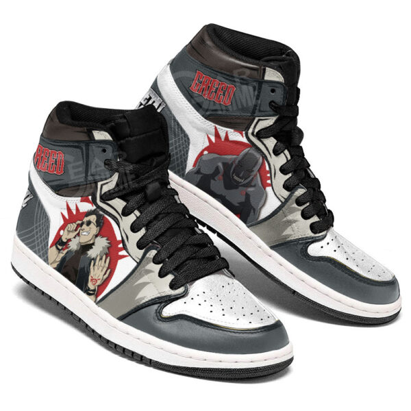 Baskets montantes Air Jordan Greed – Chaussures montantes Fullmetal Alchemist – Image 3