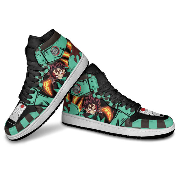 Baskets montantes Air Jordan Tanjiro Bloody Rage – Chaussures montantes Demon Slayer – Image 4