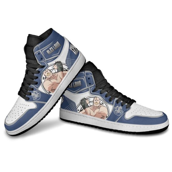 Baskets montantes Air Jordan Alex Louis Armstrong – Chaussures montantes Fullmetal Alchemist – Image 4