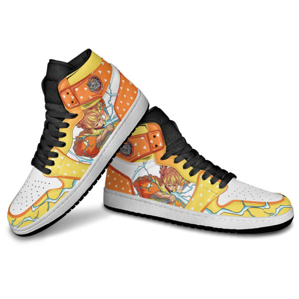 Baskets montantes Air Jordan Zenitsu – Chaussures montantes Demon Slayer – Image 4