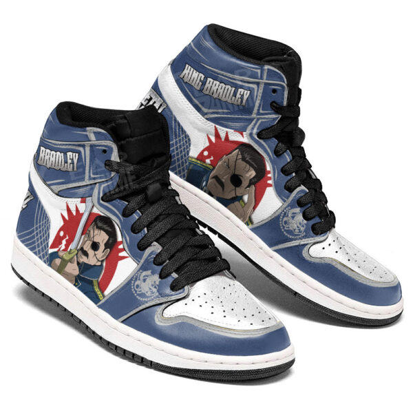 Baskets montantes Air Jordan King Bradley – Chaussures montantes Fullmetal Alchemist – Image 3