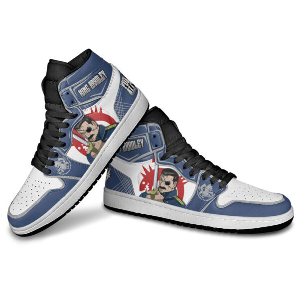 Baskets montantes Air Jordan King Bradley – Chaussures montantes Fullmetal Alchemist – Image 4