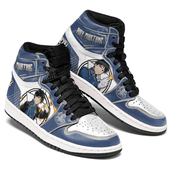 Baskets montantes Air Jordan Roy Mustang – Chaussures montantes Fullmetal Alchemist – Image 4
