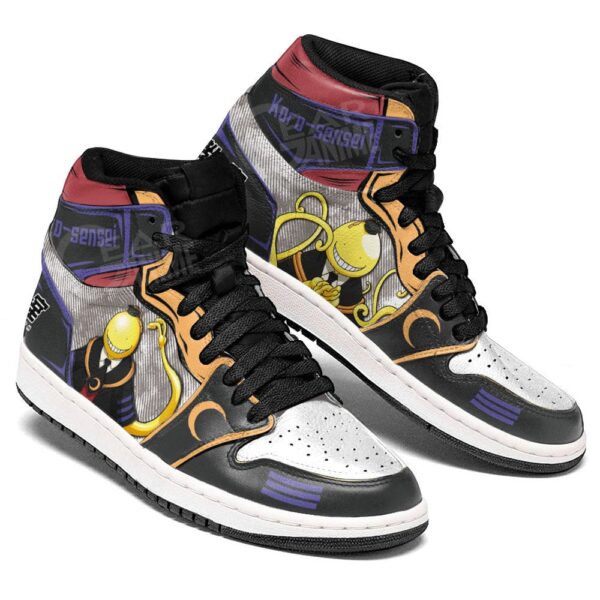 Baskets montantes Air Jordan Koro Sensei – Chaussures montantes Assassination Classroom – Image 4