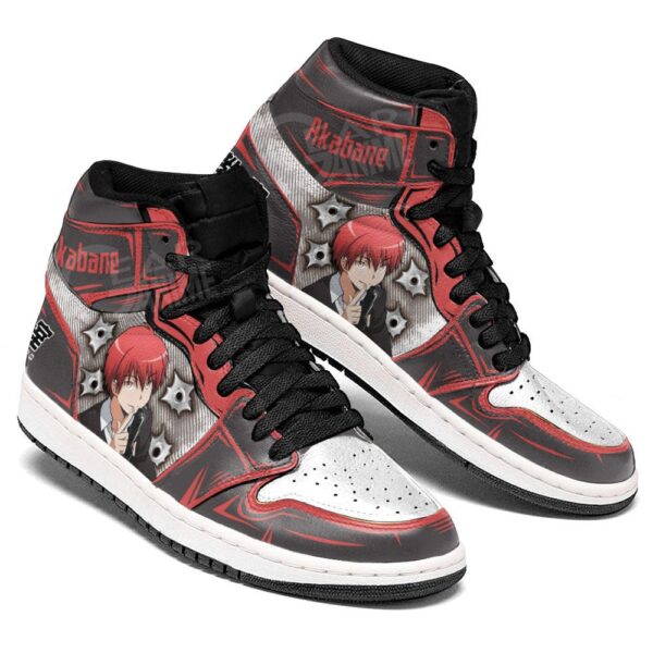 Baskets montantes Air Jordan Karma Akabane – Chaussures montantes Assassination Classroom – Image 3