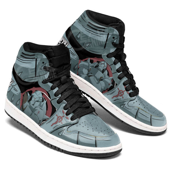 Baskets montantes Air Jordan Alphonse Elric – Chaussures montantes Fullmetal Alchemist – Image 4