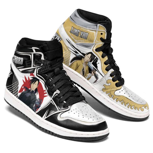 Baskets montantes Air Jordan Greed & Ling Yao – Chaussures montantes Fullmetal Alchemist – Image 3