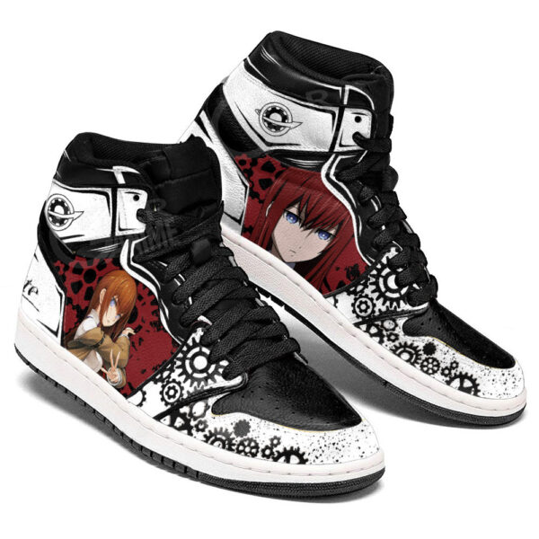 Baskets montantes Air Jordan Makise Kurisu – Chaussures montantes Steins Gate – Image 4