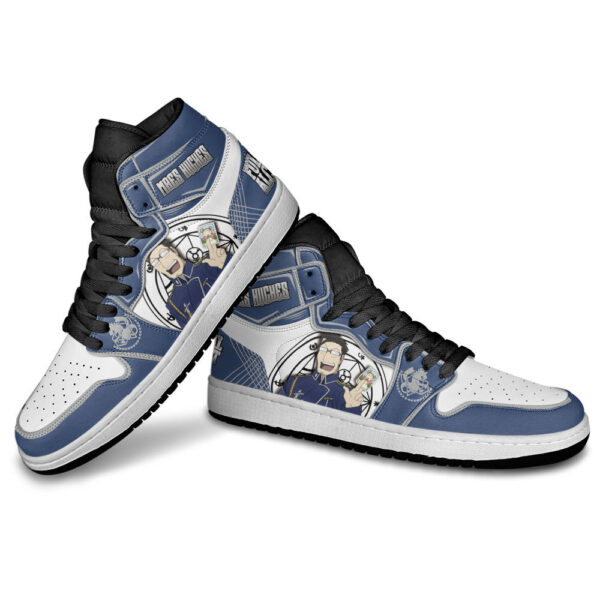 Baskets montantes Air Jordan Maes Hughes – Chaussures montantes Fullmetal Alchemist – Image 4