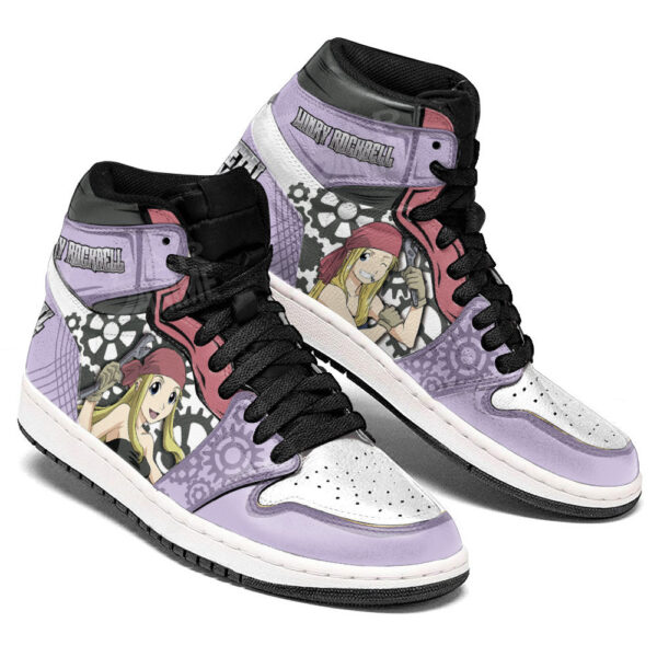 Baskets montantes Air Jordan Winry Rockbell – Chaussures montantes Fullmetal Alchemist – Image 4
