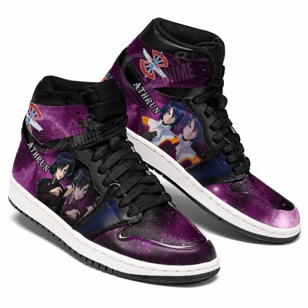 Baskets montantes Air Jordan Athrun Zala – Chaussures montantes Mobile Suit Gundam – Image 3