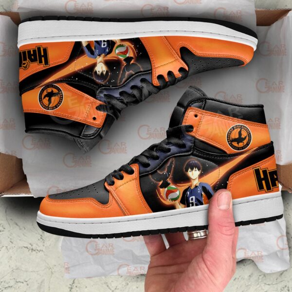 Baskets montantes Air Jordan Tobio Kageyama – Chaussures montantes Haikyuu – Image 4