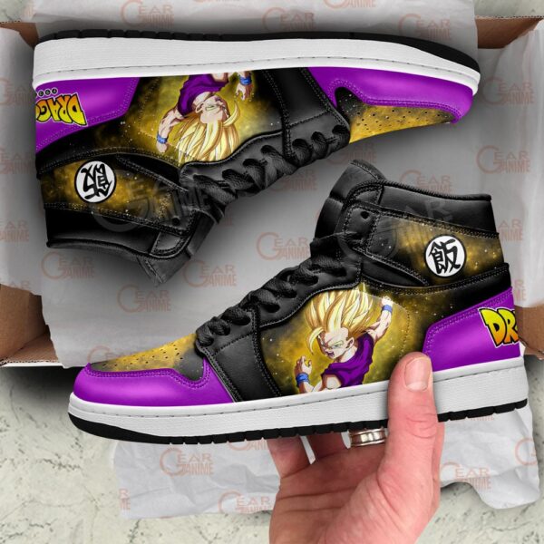Baskets montantes Air Jordan Gohan Super Saiyan – Chaussures montantes Dragon Ball – Image 4