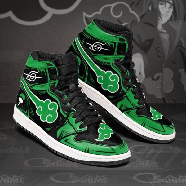 Baskets montantes Air Jordan AKT (Vert) – Chaussures montantes Naruto – Image 2