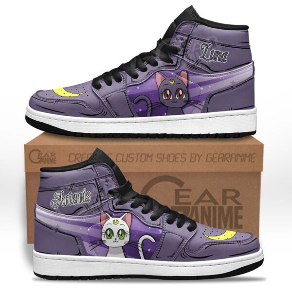 Baskets montantes Air Jordan Luna et Artemis – Chaussures montantes Sailor Moon