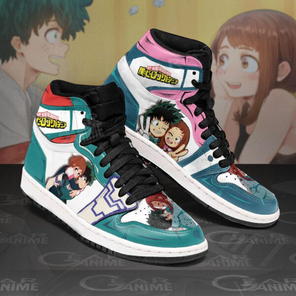 Baskets montantes Air Jordan Izuku et Uraraka – Chaussures montantes My Hero Academia – Image 2