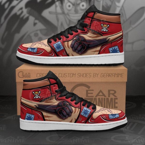 Baskets montantes Air Jordan Luffy Haki – Chaussures montantes One Piece – Image 3