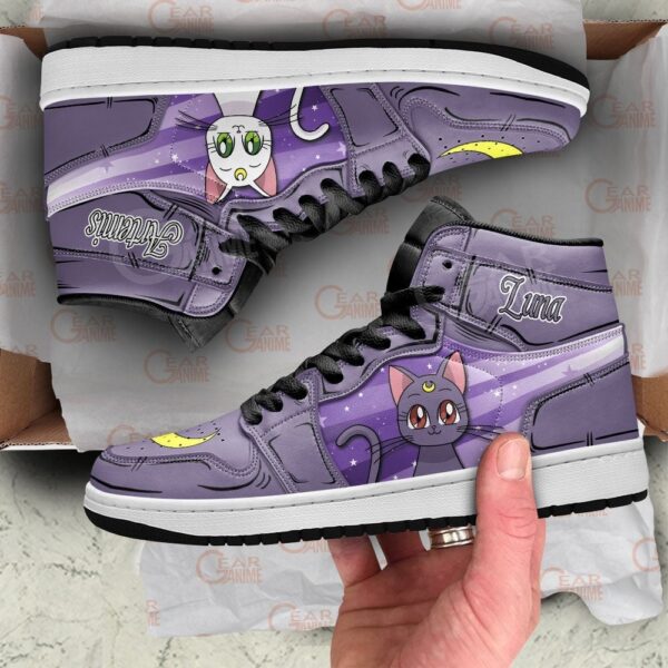 Baskets montantes Air Jordan Luna et Artemis – Chaussures montantes Sailor Moon – Image 2