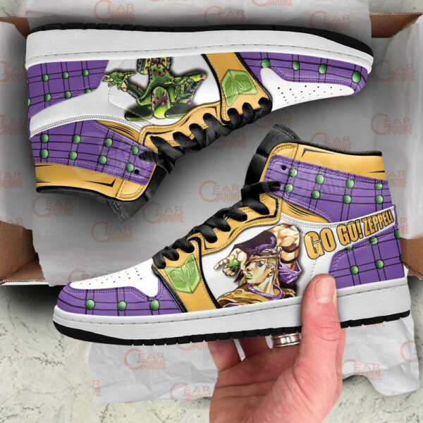 Baskets montantes Air Jordan Gyro Zeppeli – Chaussures montantes JoJo's Bizarre Adventure – Image 2