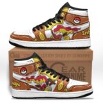 Baskets montantes Air Jordan Infernape – Chaussures montantes Pokémon