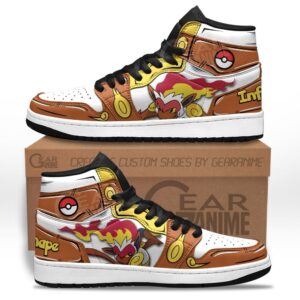 Baskets montantes Air Jordan Infernape – Chaussures montantes Pokémon