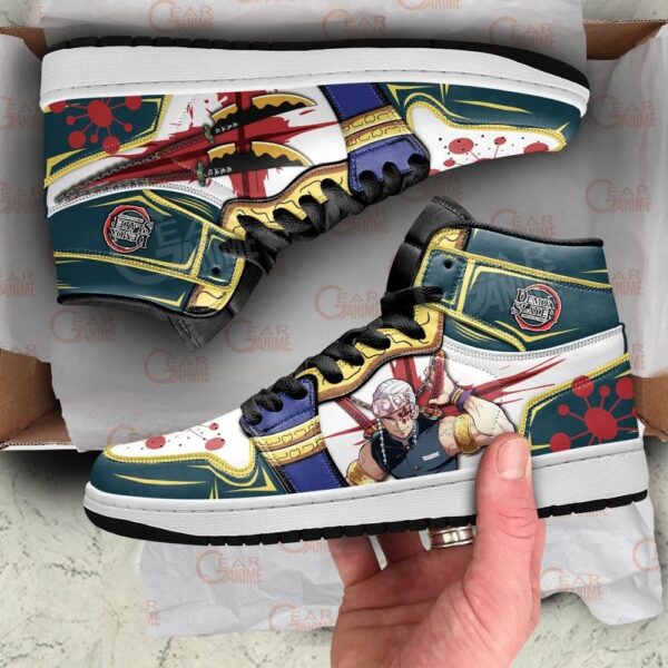Baskets montantes Air Jordan Uzui Tengen – Chaussures montantes Demon Slayer – Image 2