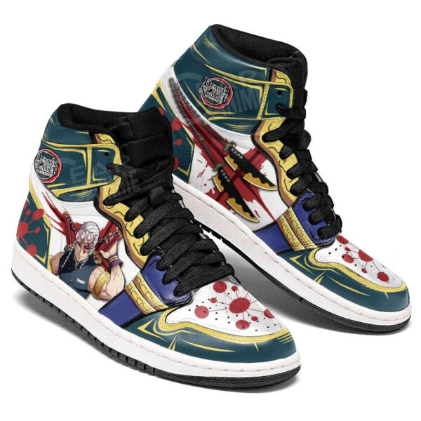 Baskets montantes Air Jordan Uzui Tengen – Chaussures montantes Demon Slayer – Image 4