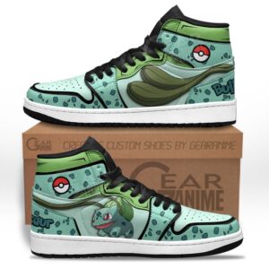 Baskets montantes Air Jordan Bulbizarre – Chaussures montantes Pokémon