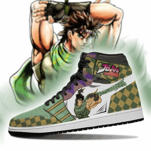 Baskets montantes Air Jordan Joseph Joestar – Chaussures montantes JoJo's Bizarre Adventure – Image 4