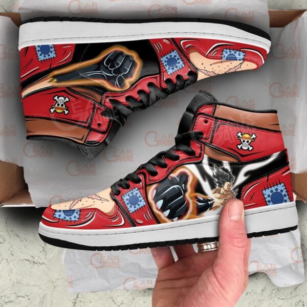 Baskets montantes Air Jordan Monkey D. Luffy – Chaussures montantes One Piece – Image 2