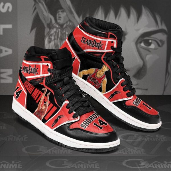 Baskets montantes Air Jordan Hisashi Mitsui – Chaussures montantes Slam Dunk – Image 2