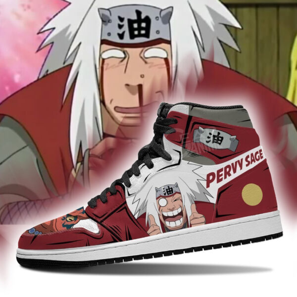 Baskets montantes Air Jordan Jiraya – Chaussures montantes Naruto – Image 3