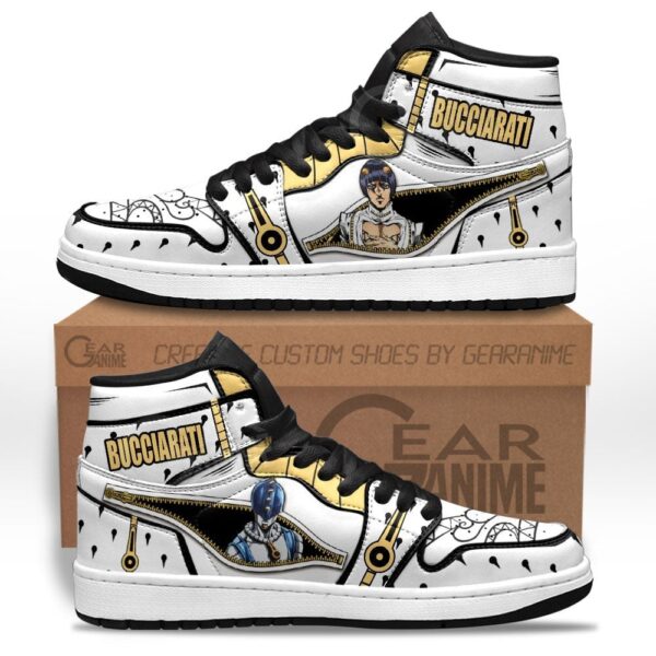 Baskets montantes Air Jordan Bruno Bucciarati – Chaussures montantes JoJo's Bizarre Adventure