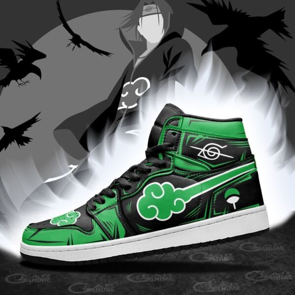 Baskets montantes Air Jordan AKT (Vert) – Chaussures montantes Naruto – Image 4